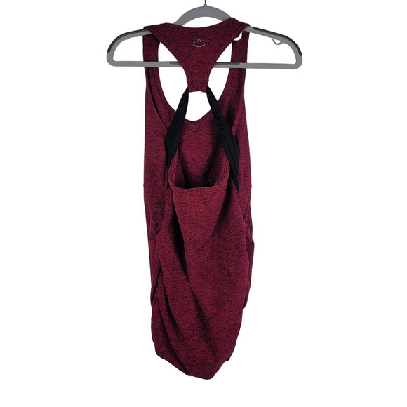 Beyond Yoga Beyond the Bump Burgundy Maternity Athletic Tank L - Picture 4 of 6